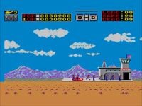 une photo d'Ã©cran de Choplifter sur Sega Master System